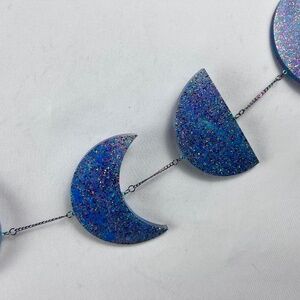 Resin moon phase wall hanging